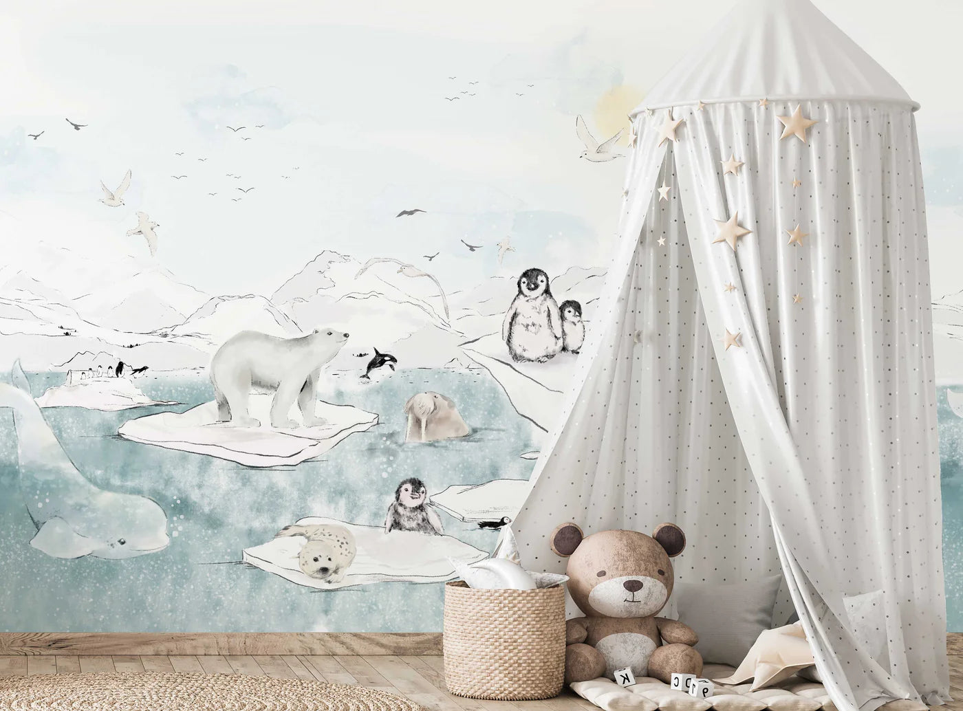 Dieren Behang - Antarctica