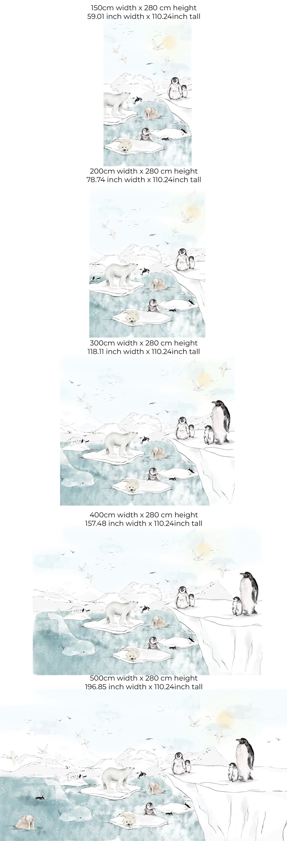 Dieren Behang - Antarctica