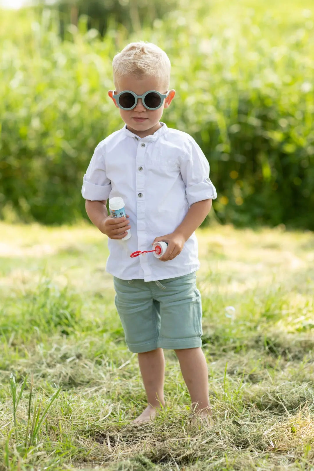 Kinder baby peuter zonnebril Baby Dutch groen