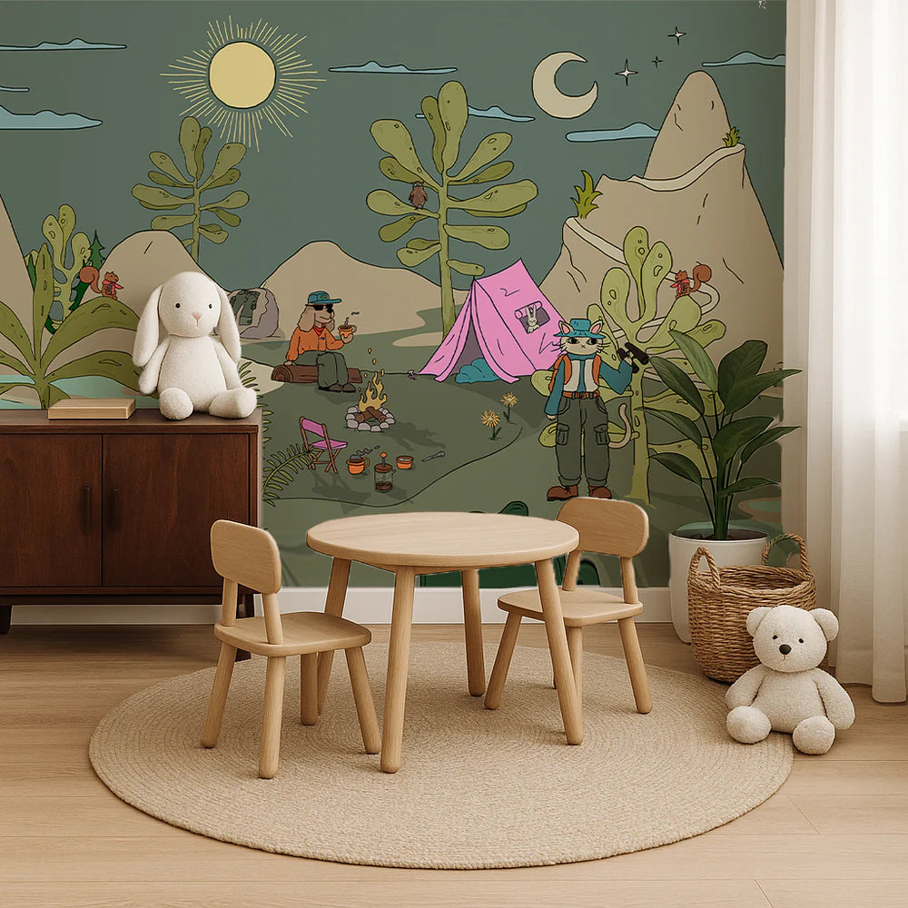 Safari Behang - Funky Explorer