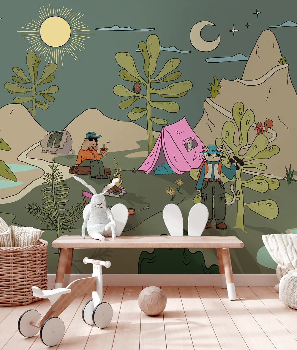 Safari Behang - Funky Explorer