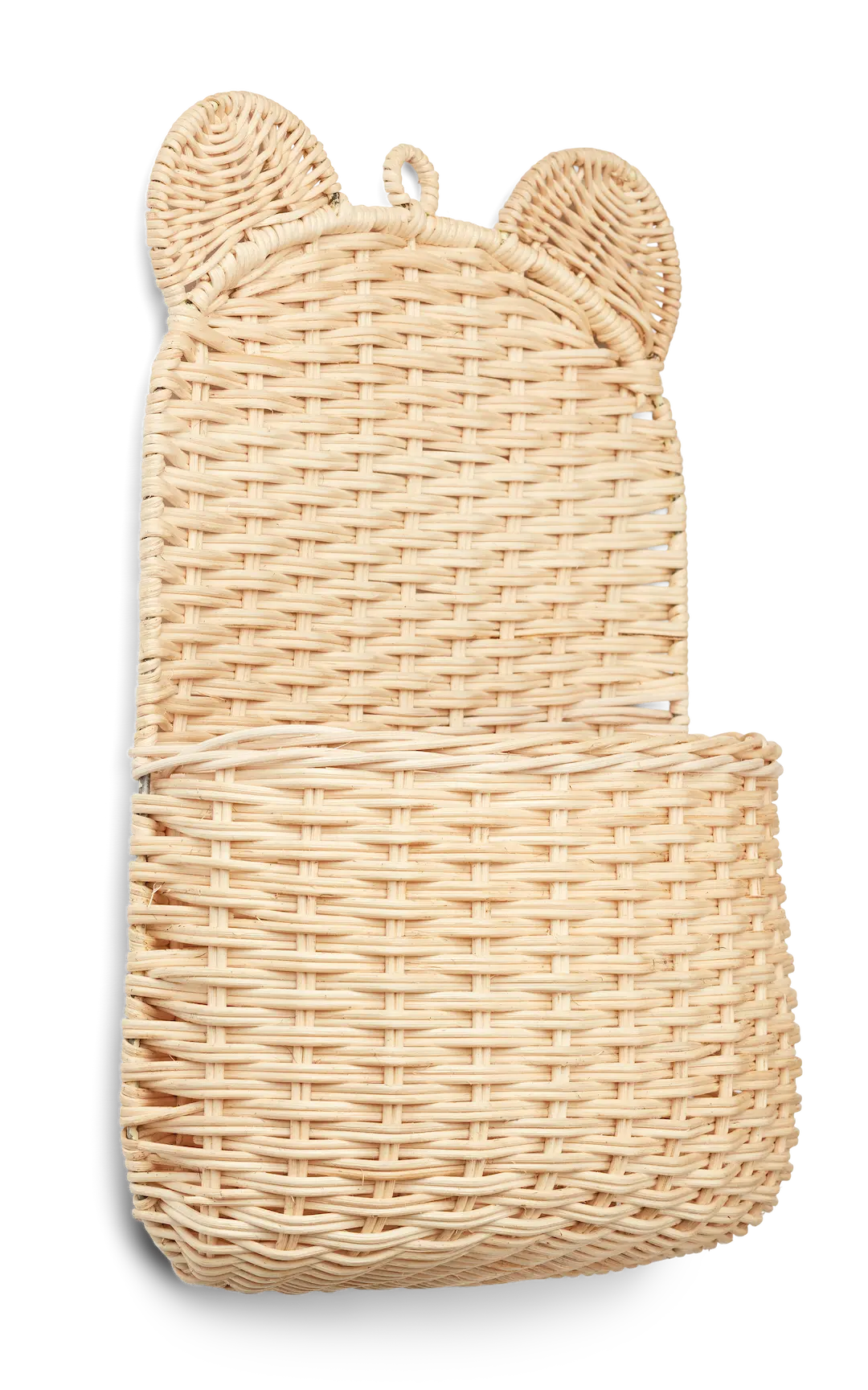Wandmand / opbergmand van rotan voor kinderkamer van het merk Liewood