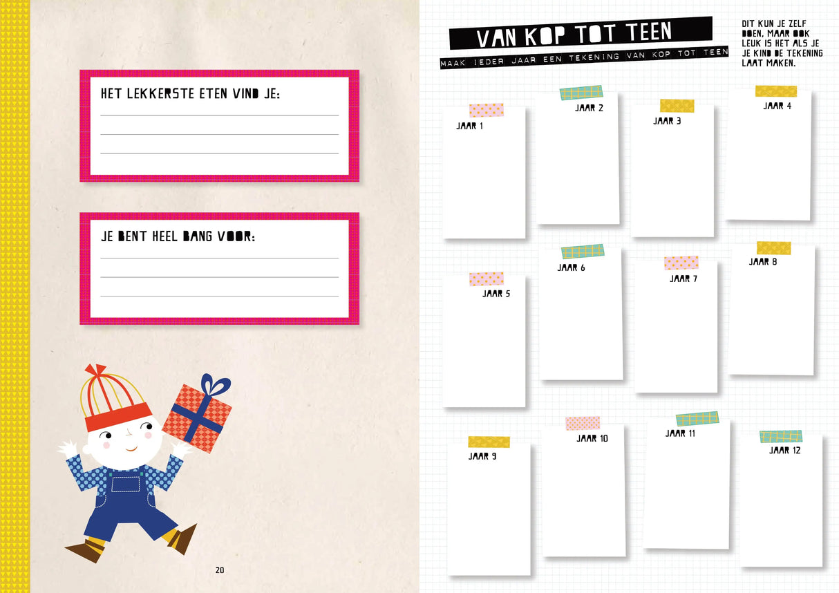 Kinderjaren plakboek basisschool Studio Snor