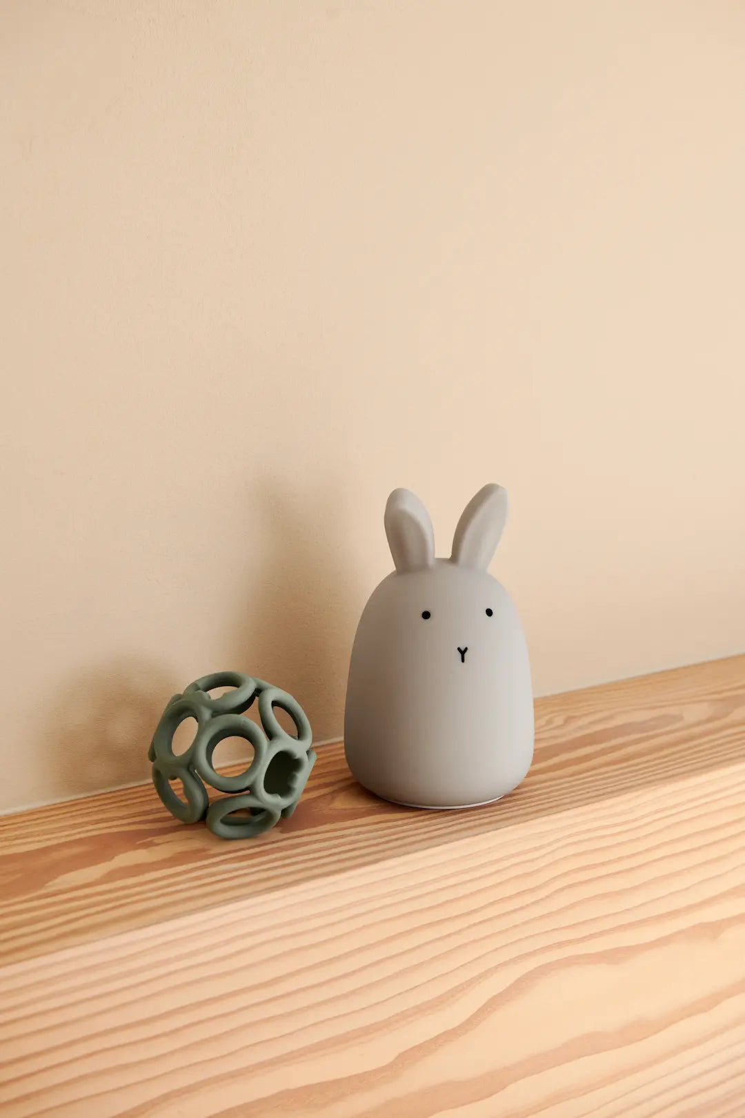 Liewood baby teether bijtring voor newborn bal en konijnen nachtlamp op usb