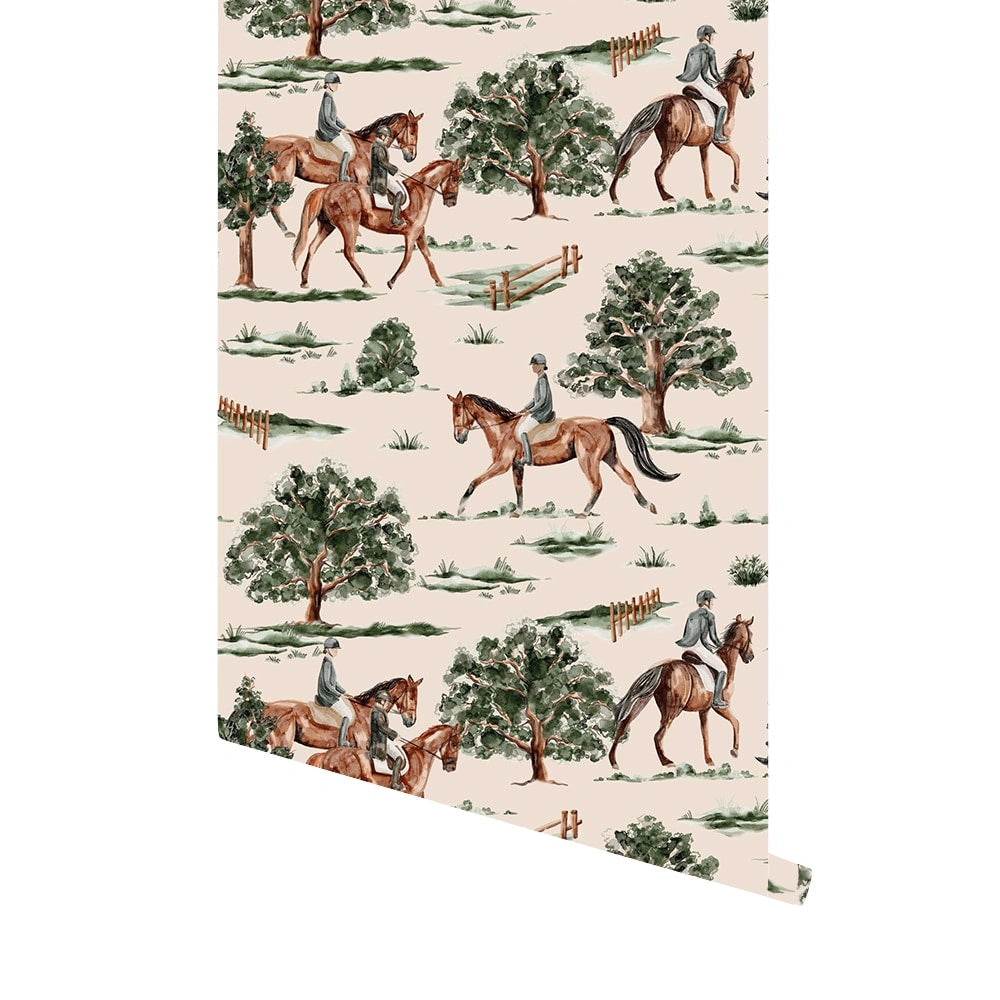 Behang voor kinderkamer of babykamer country