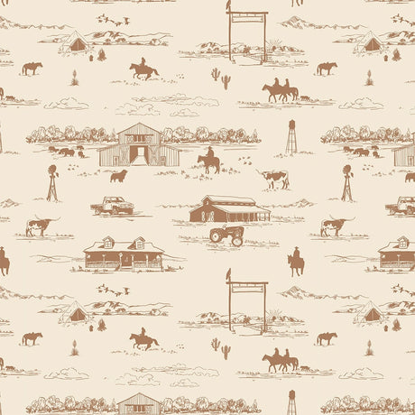 Behang voor kinderkamer of babykamer country