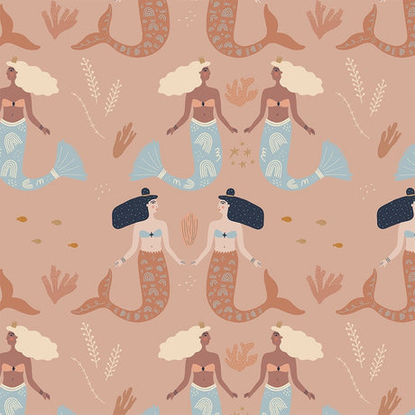Behang voor kinderkamer of babykamer zeemeermin