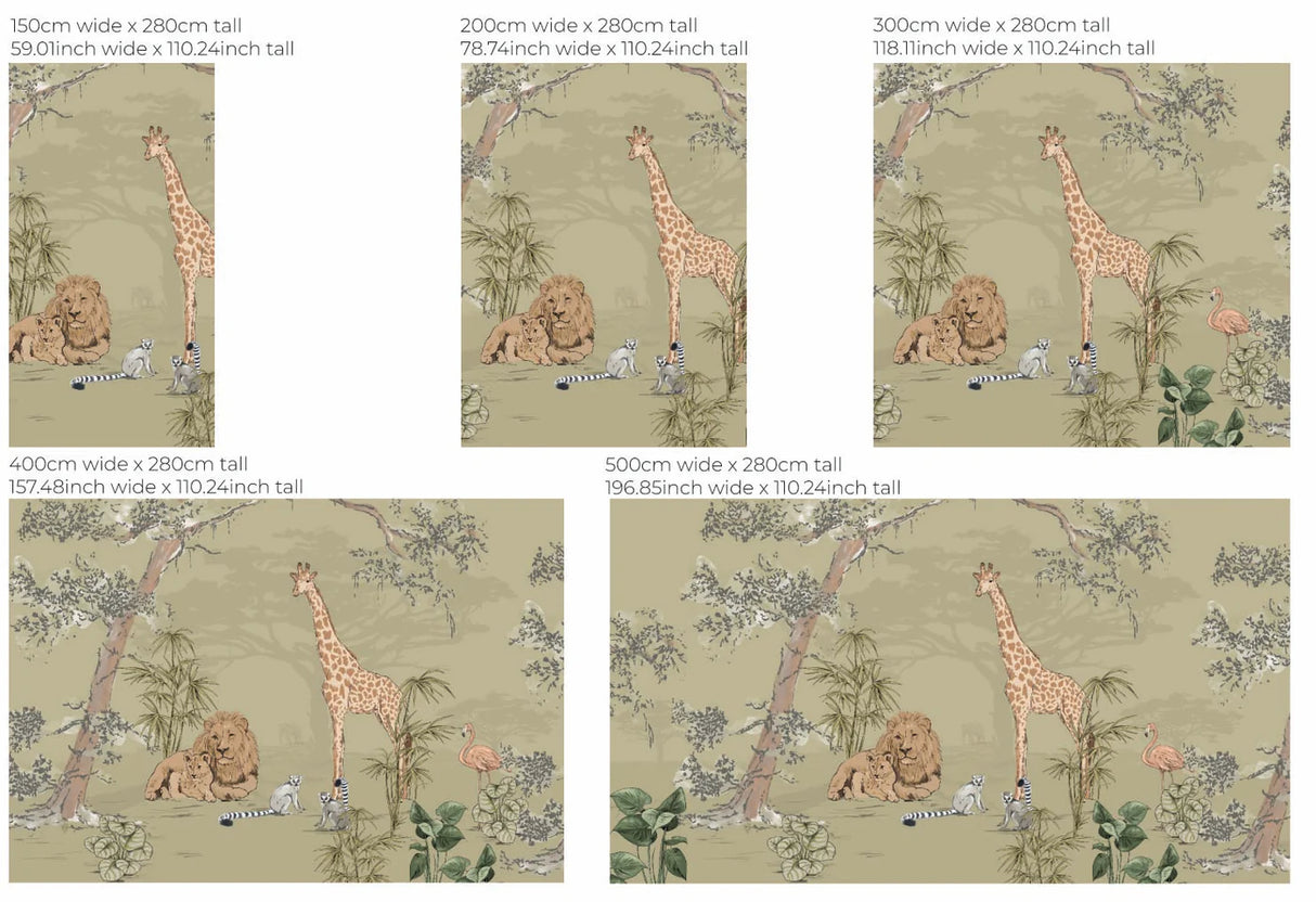 Jungle Behang - Safari Mooz