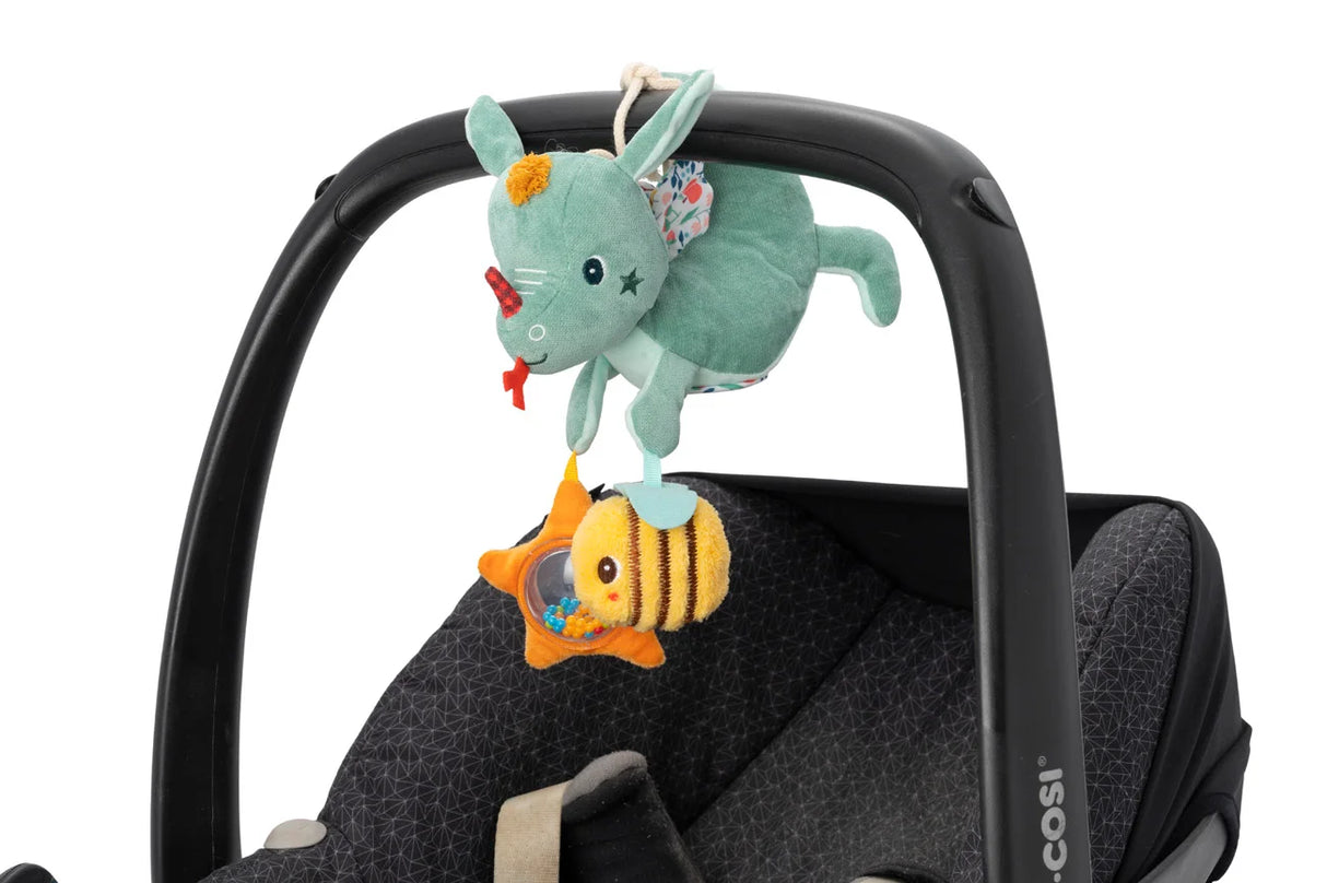 Activiteitenknuffel - activiteiten speelgoed voor baby’s van het merk Lilliputiens.