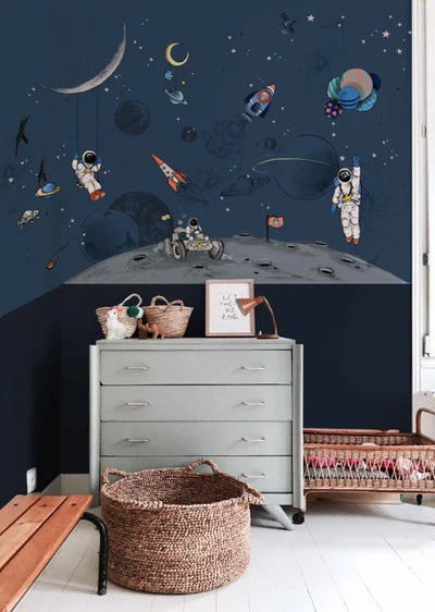 Astronaut Behang - Into the Galaxy