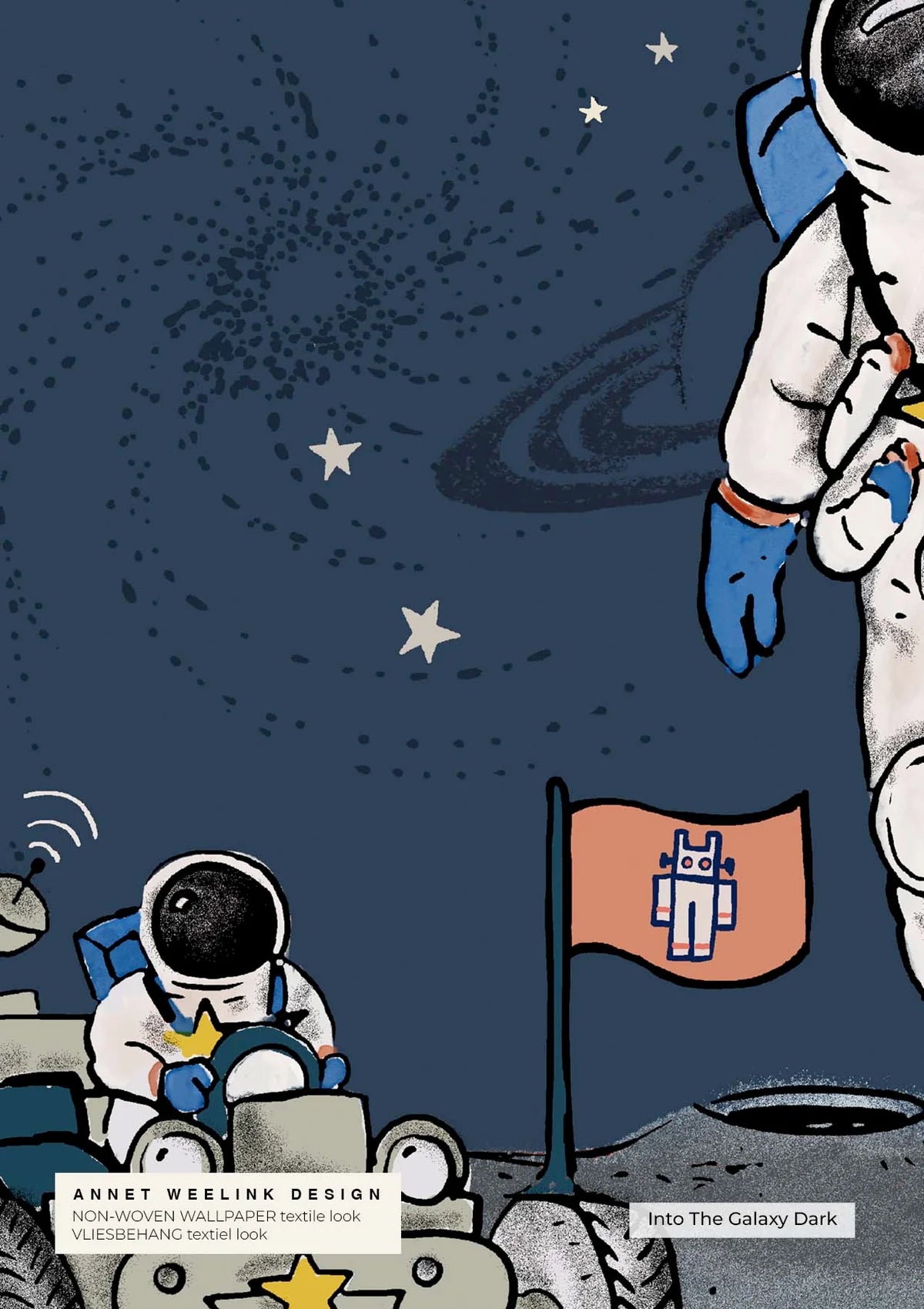 Astronaut Behang - Into the Galaxy