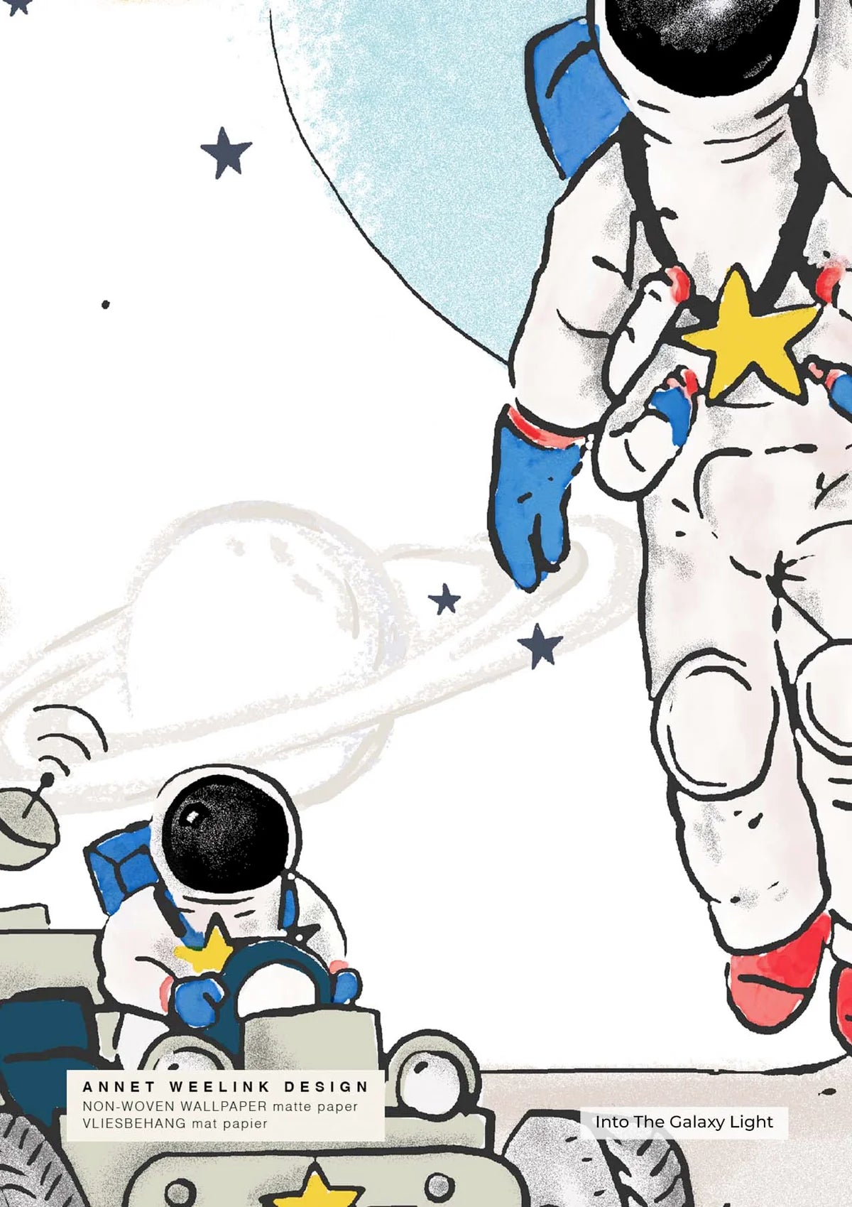 Astronaut Behang - Into the Galaxy