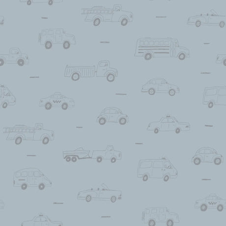 Kinderkamer autobehang voor jongens