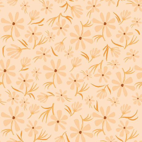 Boho kinderkamer behang babykamer behang met blaadjes en bloemen