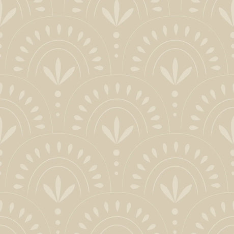 Boho kinderkamer behang babykamer behang met blaadjes