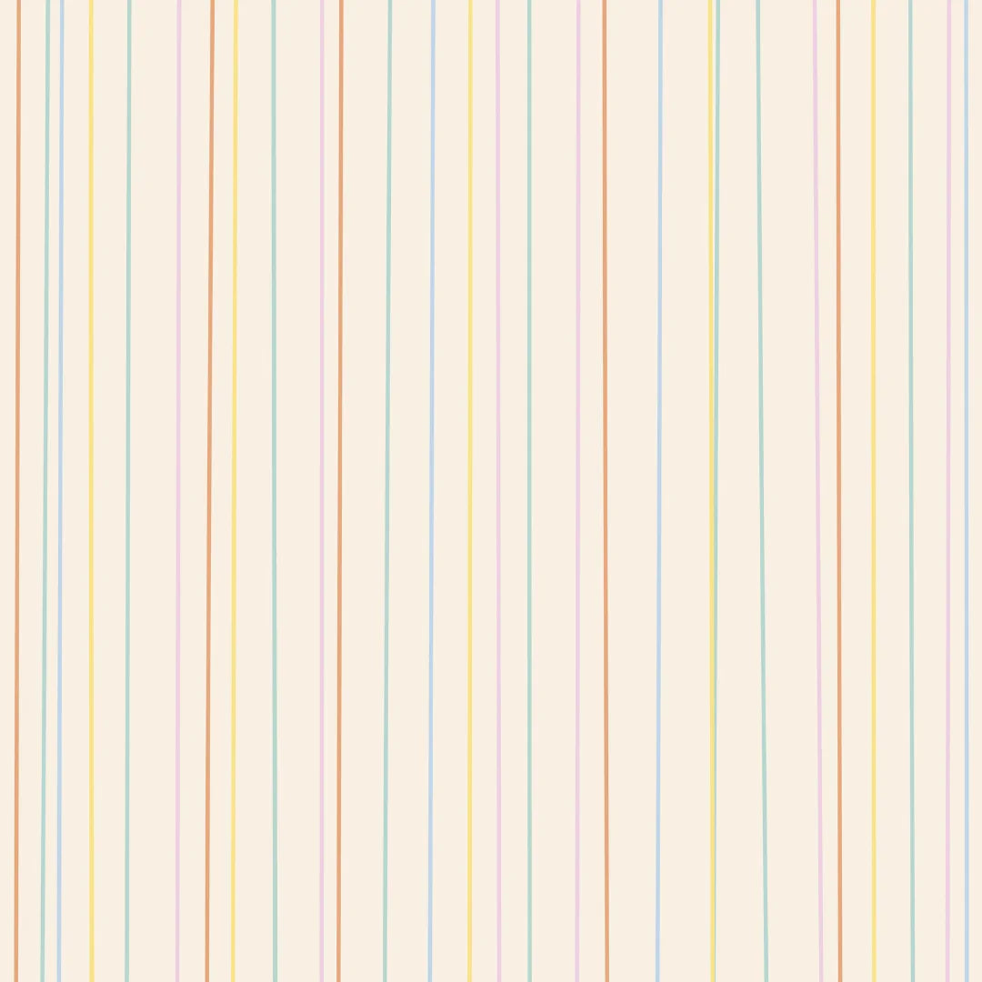 Strepen behang kinderkamer babykamer boho japandi