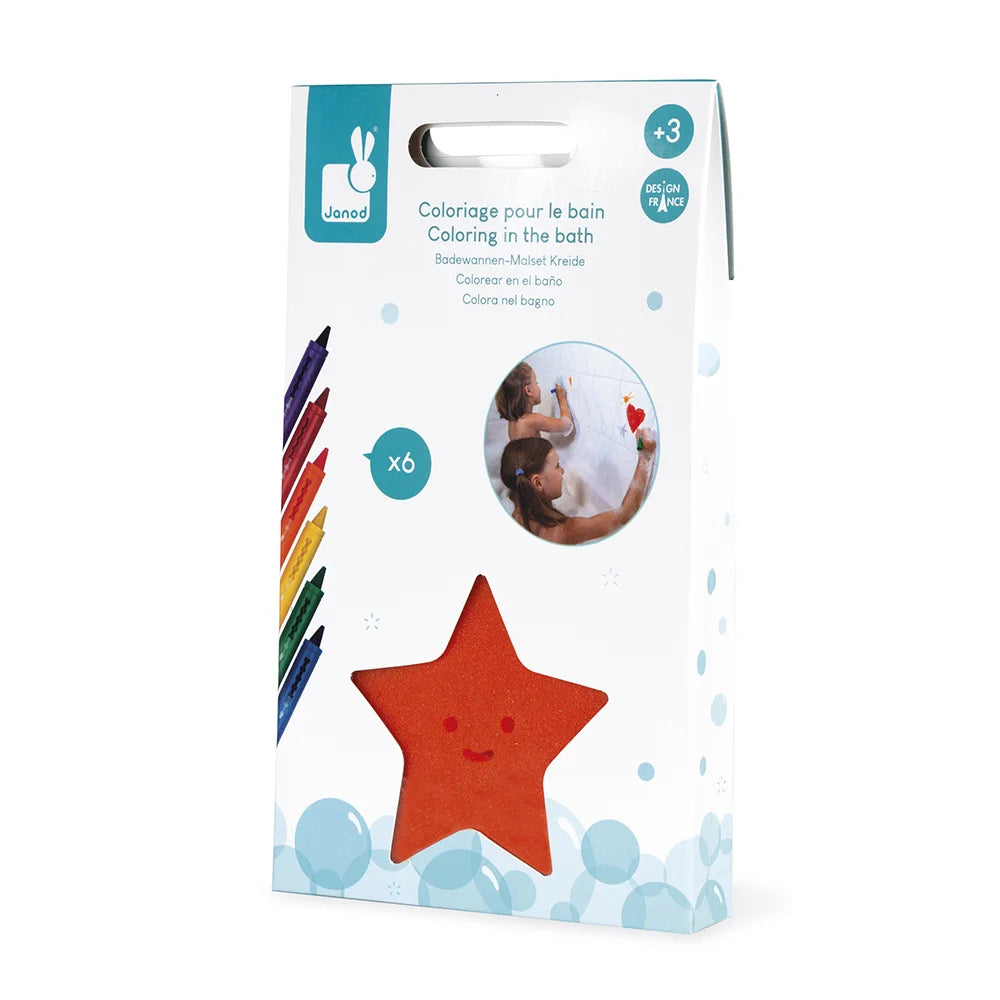 Badkrijt is het leukste badspeelgoed van dit moment. Ook leuk als kraamcadeautje. Van het merk Janod.