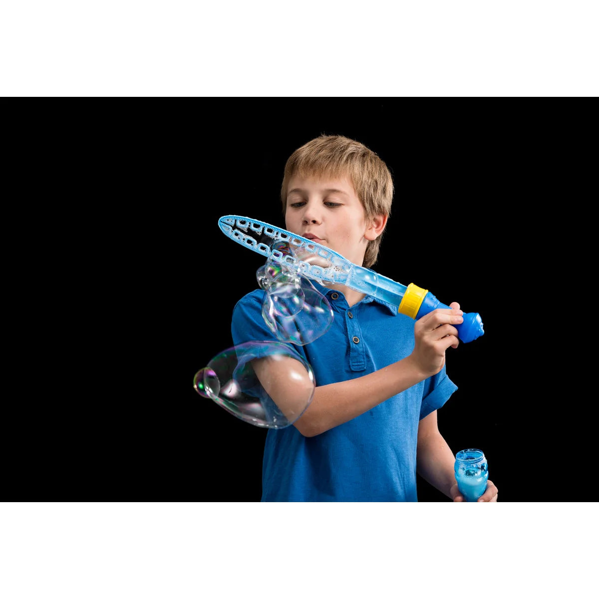 Bellenblaas speelgoed voor kinderen van het merk Uncle Bubble. Van grote bellen tot heel veel mini belletjes.