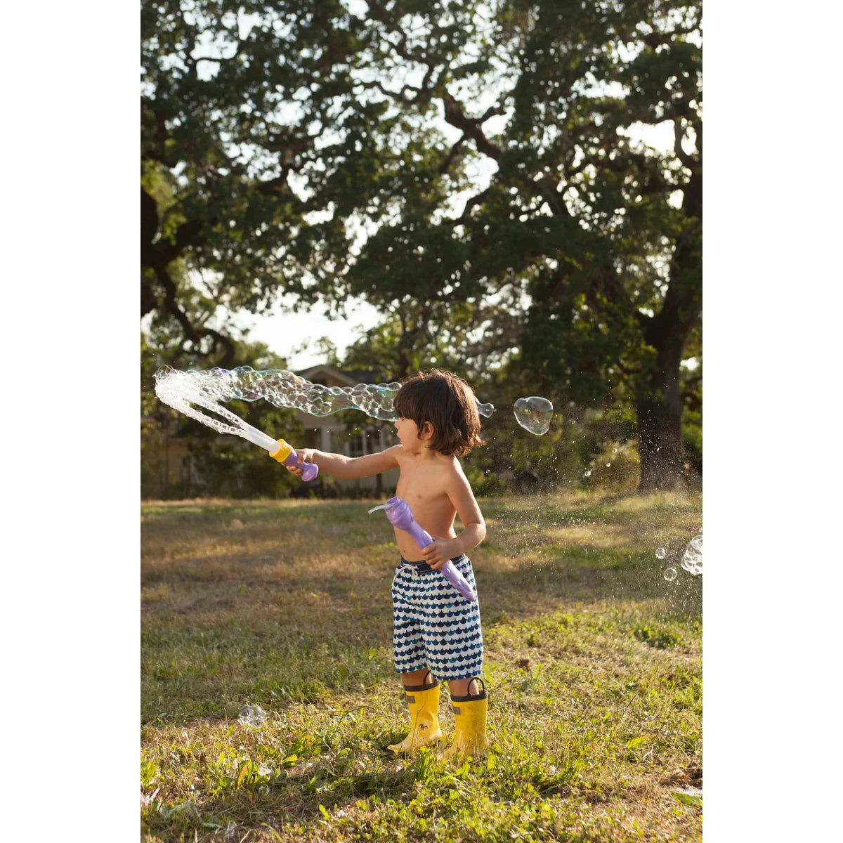 Bellenblaas speelgoed voor kinderen van het merk Uncle Bubble. Van grote bellen tot heel veel mini belletjes.