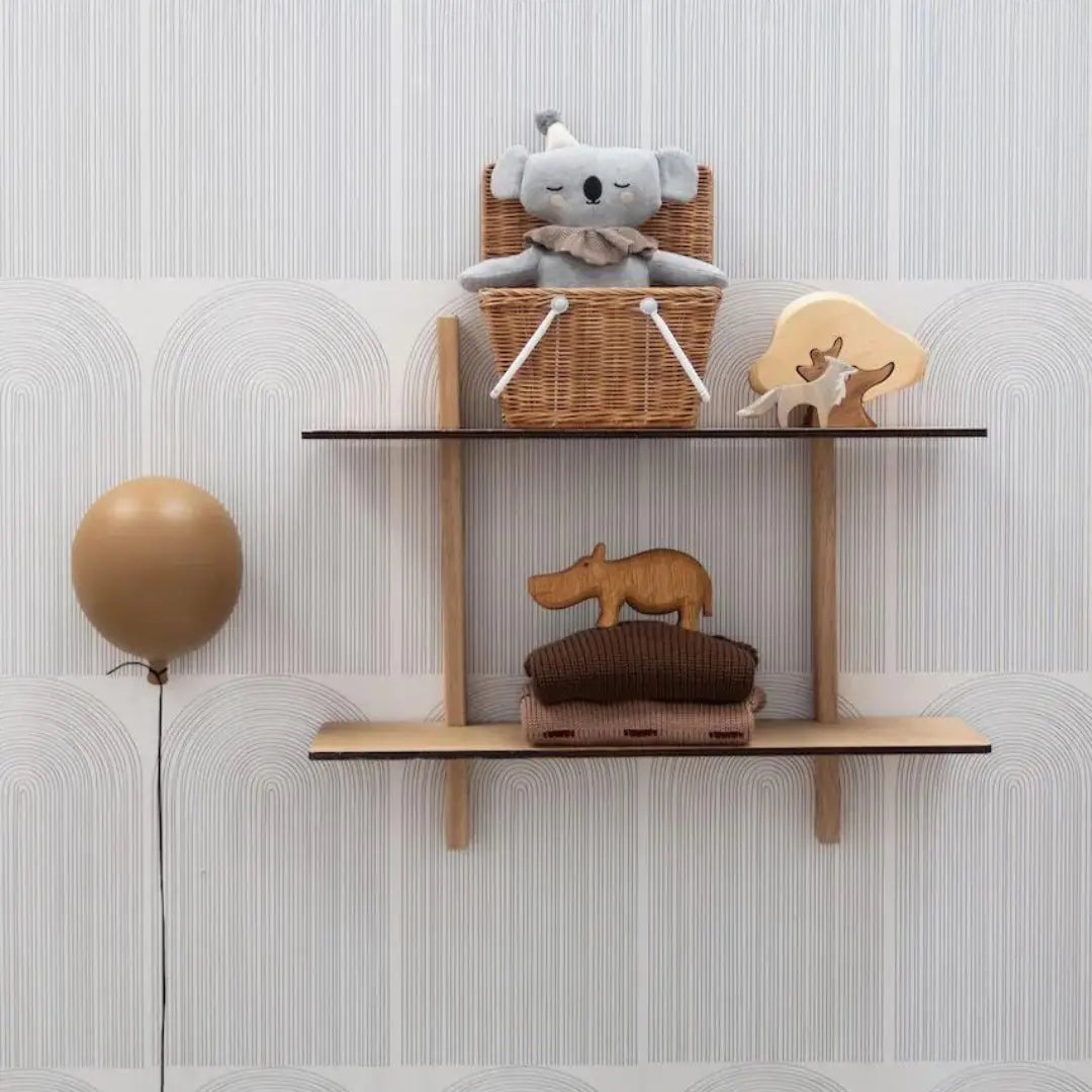 Behang voor kinderkamer of babykamer Bibelotte regenboog