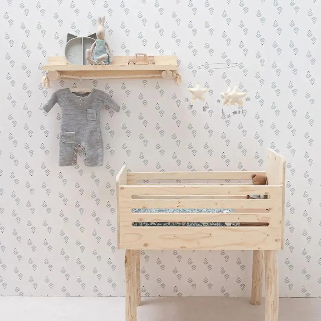 Behang voor kinderkamer of babykamer Bibelotte bloemen