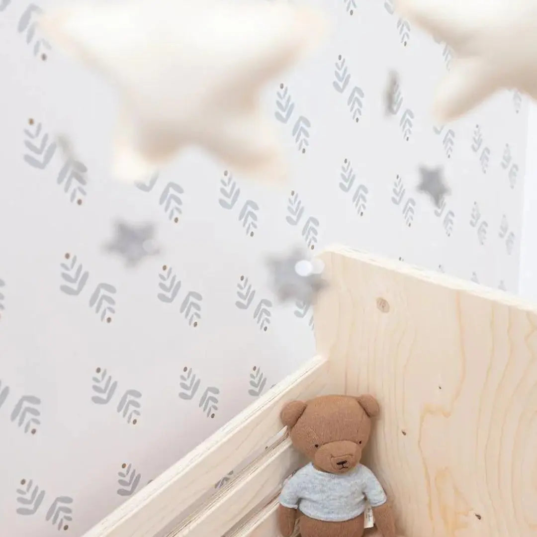 Behang voor kinderkamer of babykamer Bibelotte bloemen