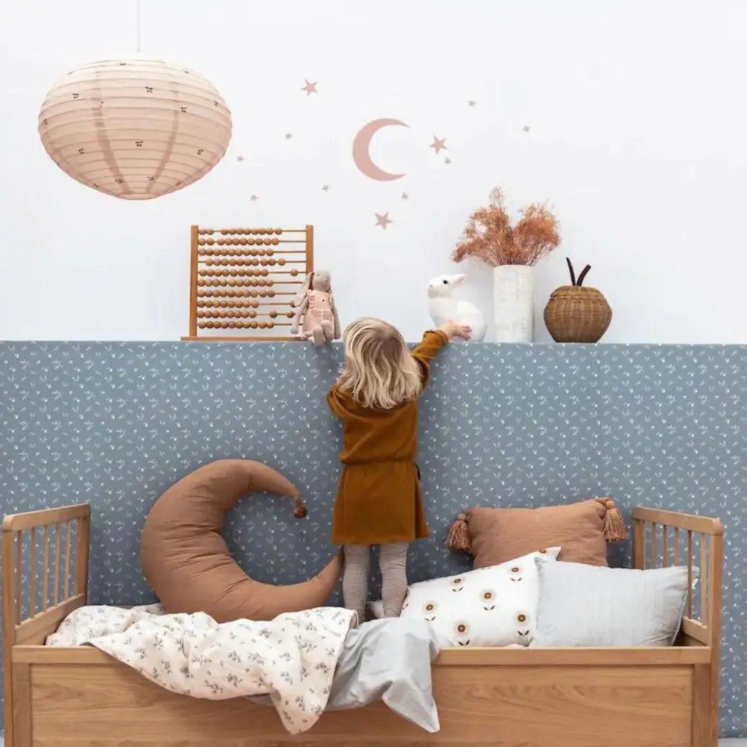 Behang voor kinderkamer of babykamer Bibelotte bloemen