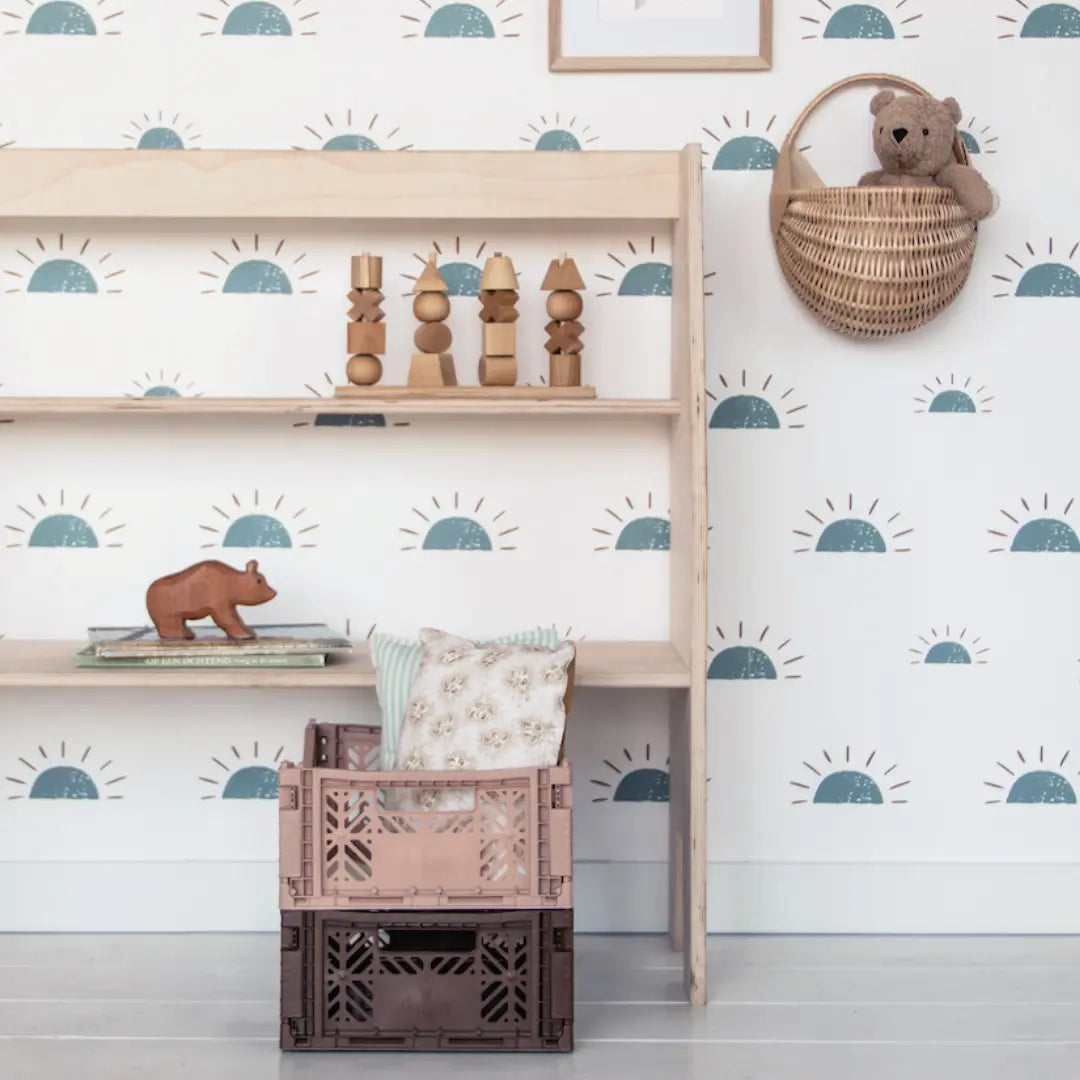 Behang voor kinderkamer of babykamer Bibelotte zonnestralen
