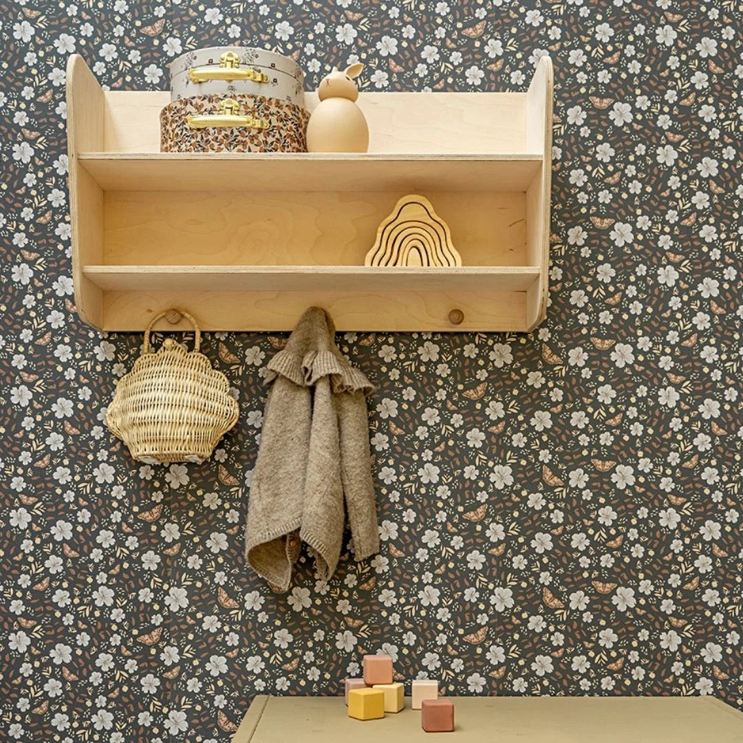 Bloemenbehang voor de kinderkamer of babykamer