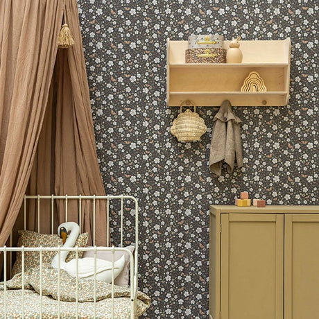 Bloemenbehang voor de kinderkamer of babykamer