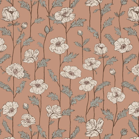 Bloemenbehang voor de kinderkamer of babykamer