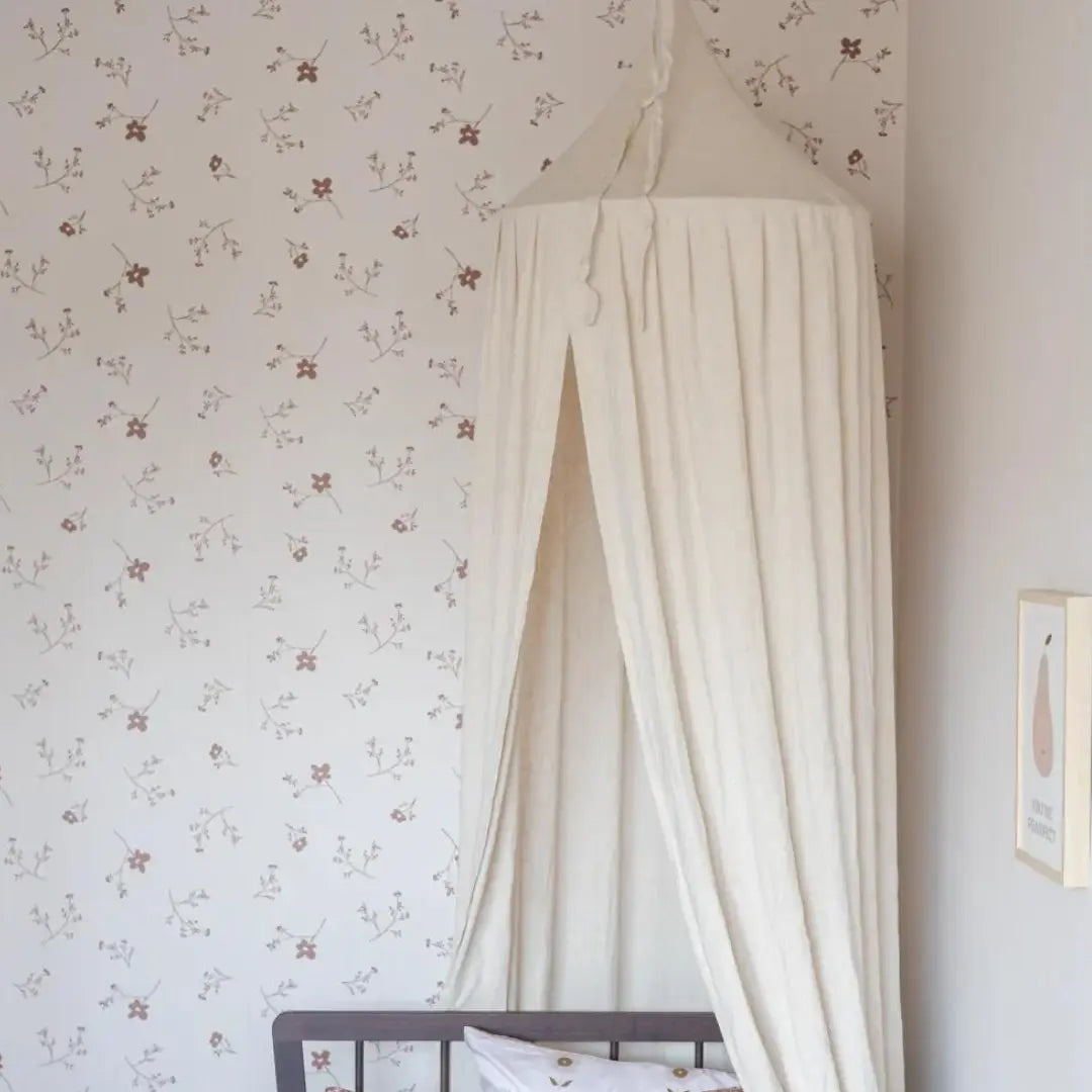 Behang voor kinderkamer of babykamer Bibelotte bloemen