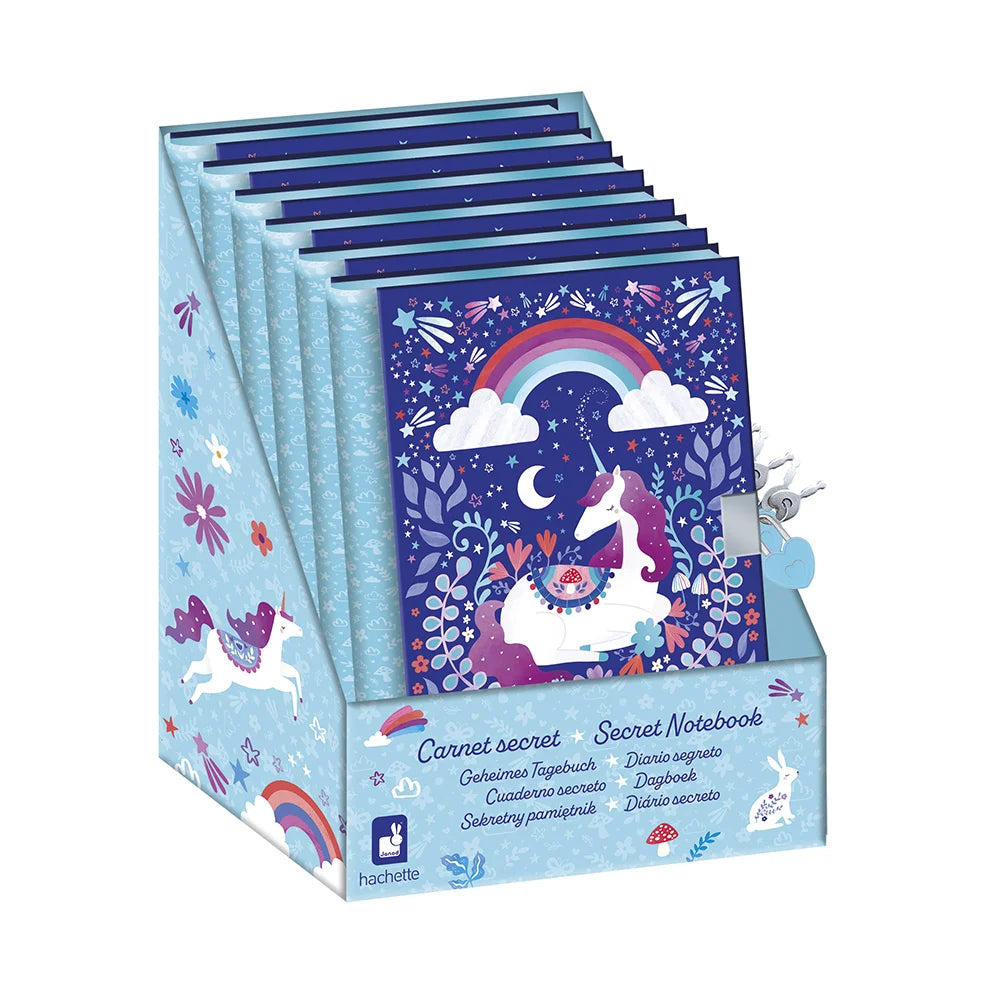 Eerste dagboekje voor meisjes die van Unicorns houden. Van het merk Janod.