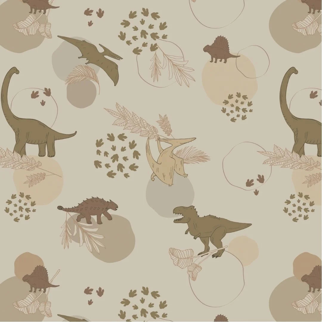 Dinosaurus behang voor jongens slaapkamer