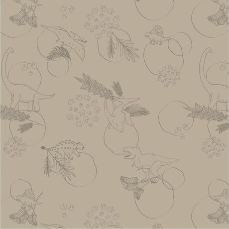 Dinosaurus behang voor jongens slaapkamer