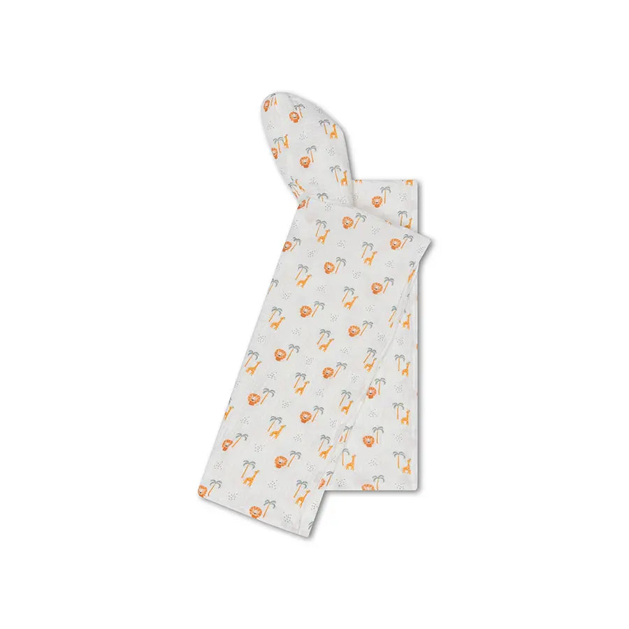 Hydrofiele poncho met jungleprint