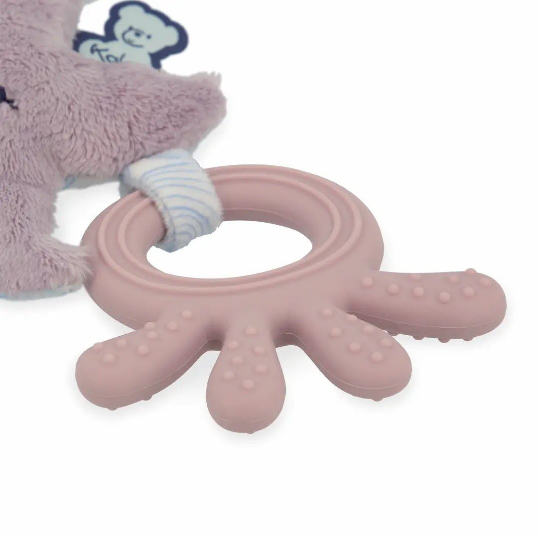 Kaloo bijtring met knuffel voor baby's