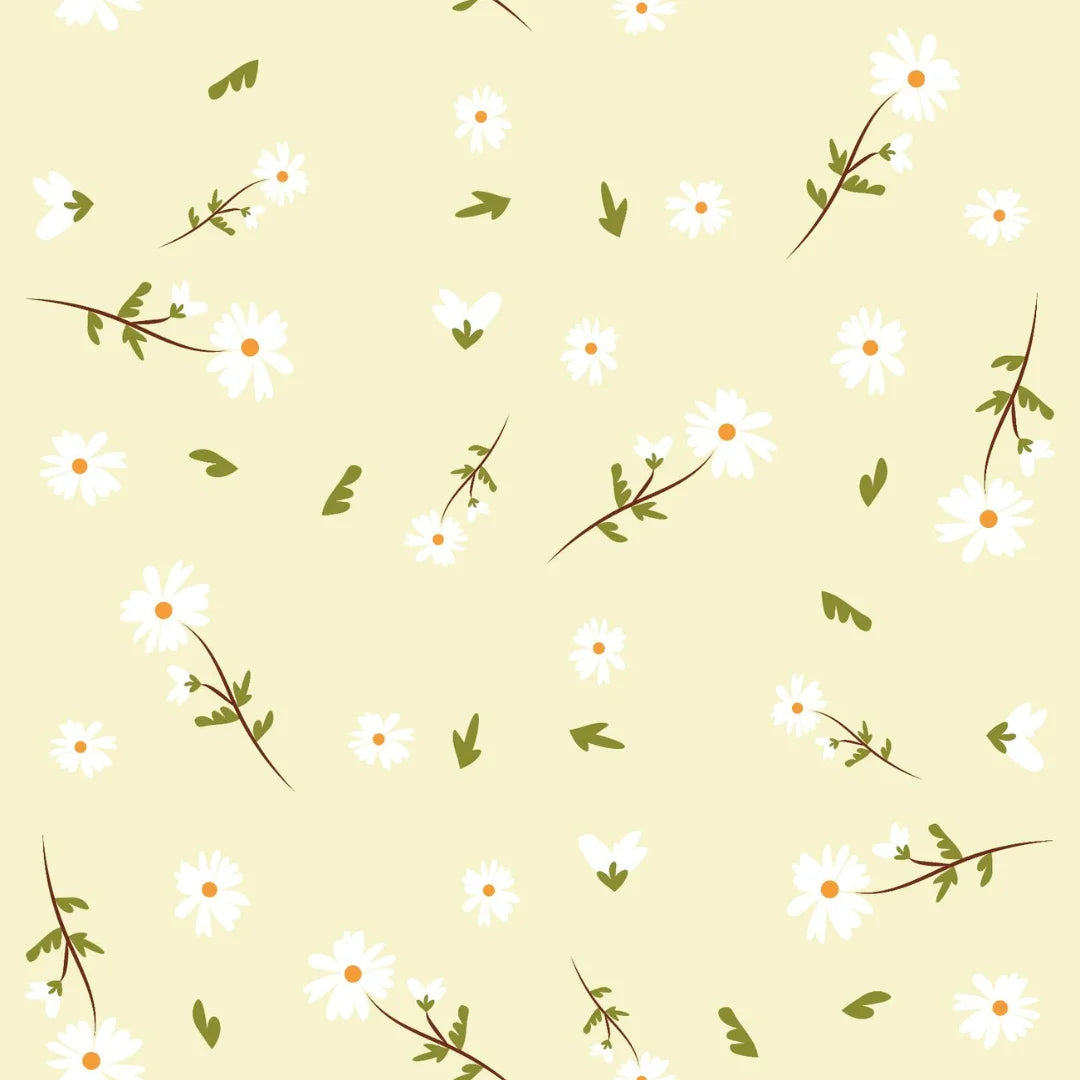 madeliefjes kinderkamerbehang speciaal ontworpen voor kinderkamers en babykamers