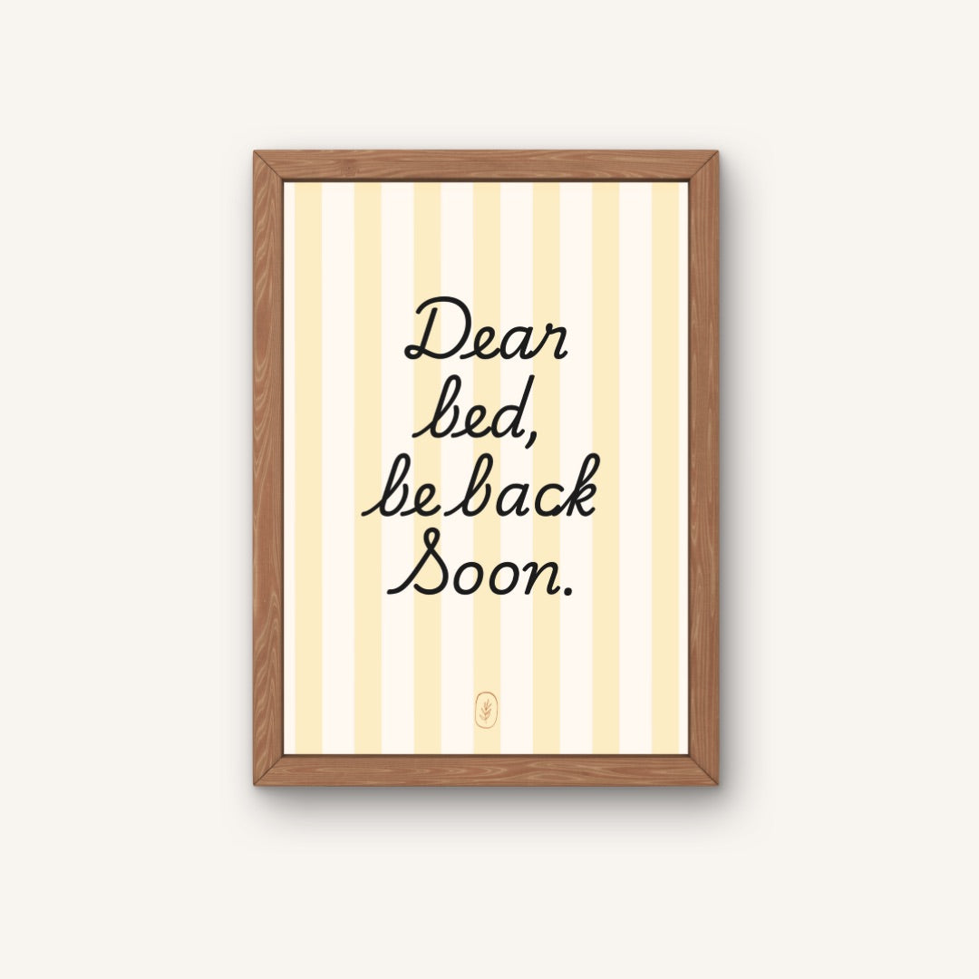 retro tekstposter voor kinderkamer of tienerkamer