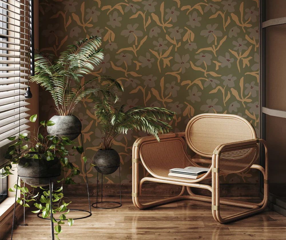 Petal Pop bloemen behang