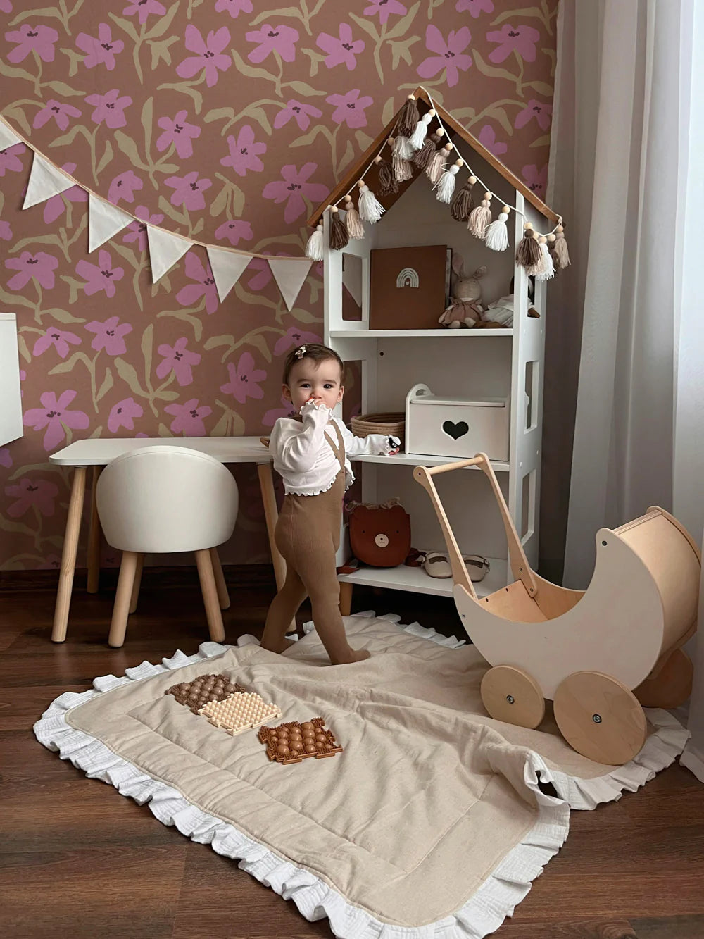 Petal Pop bloemen behang