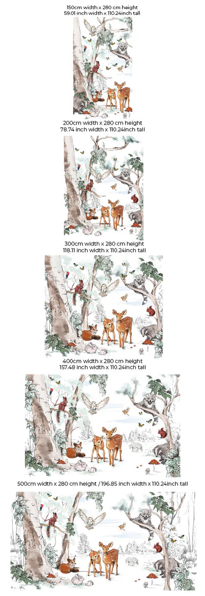 Dieren Behang - Magical Forest