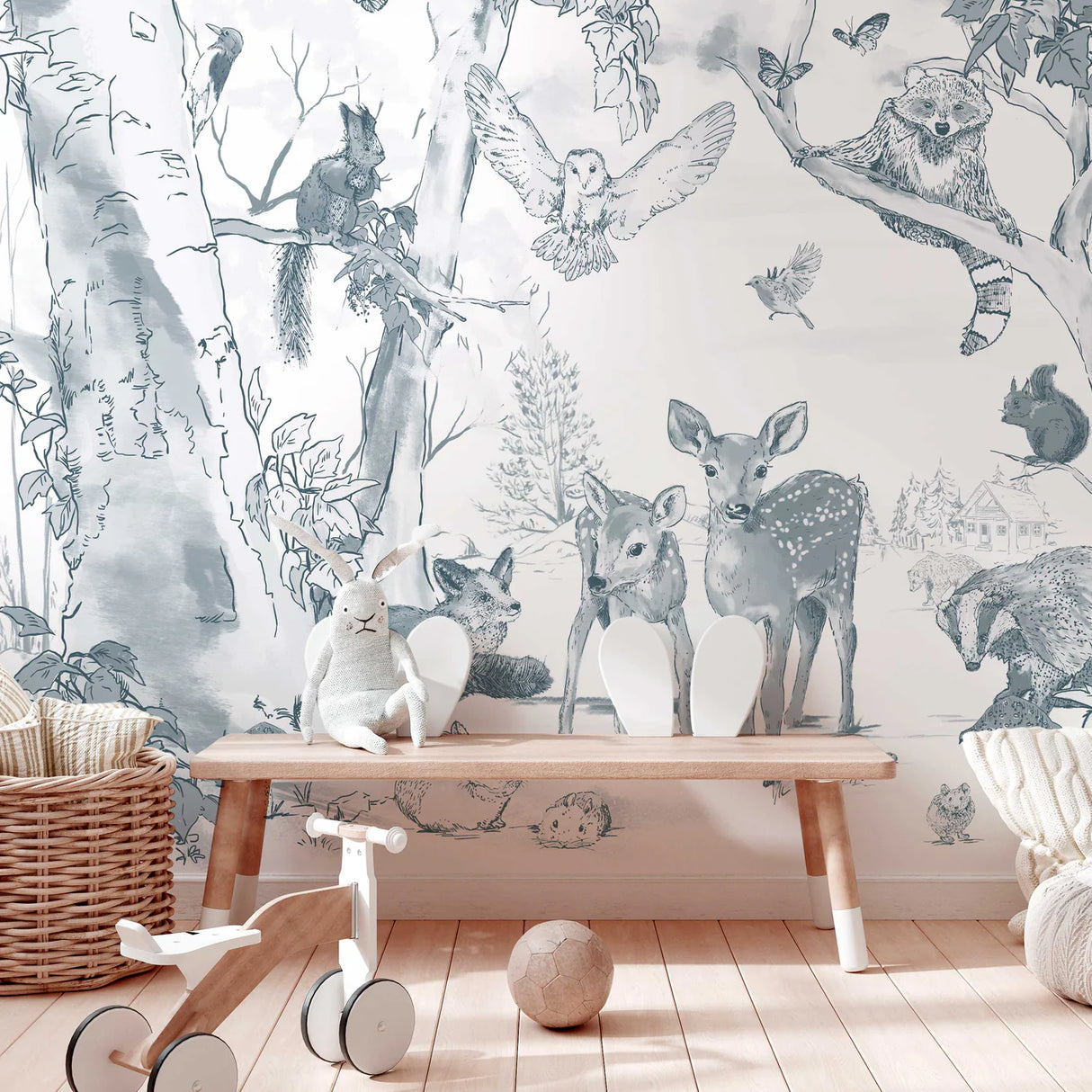 Dieren Behang - Magical Forest