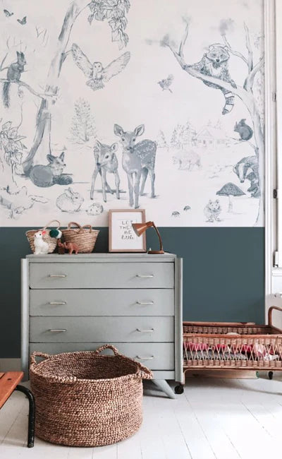 Dieren Behang - Magical Forest