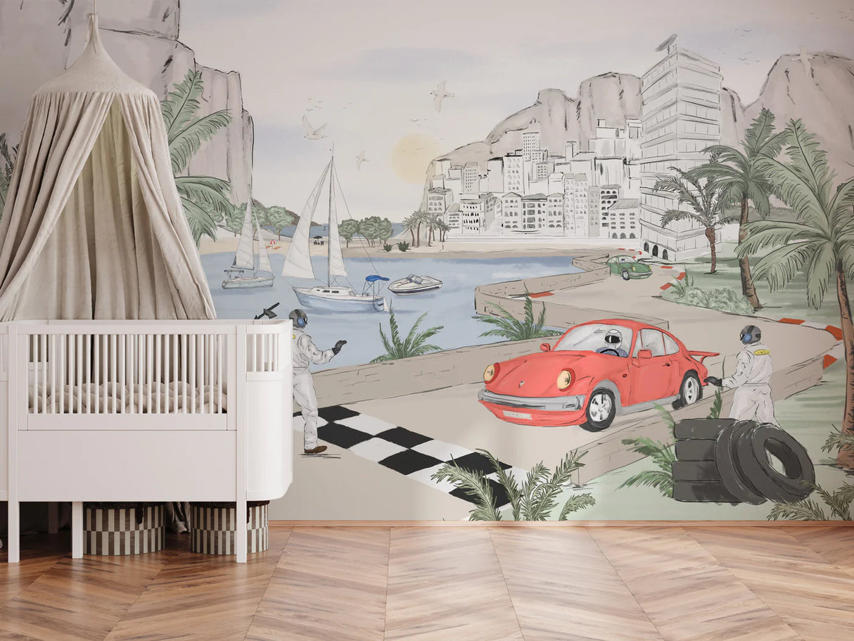 Auto Behang - Monaco