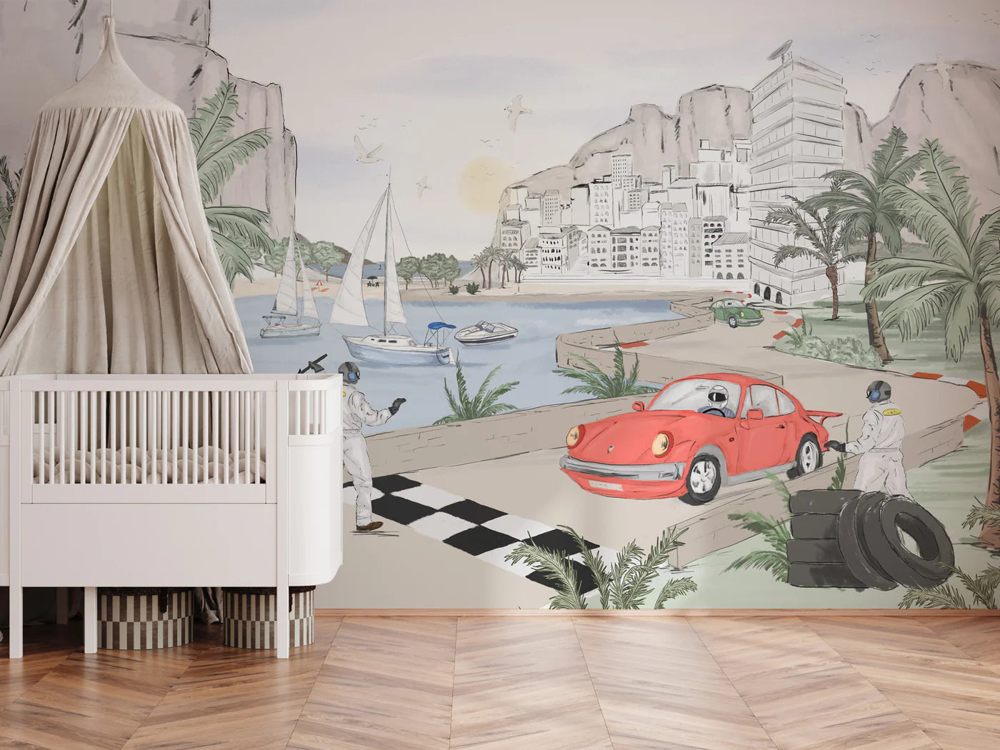 Auto Behang - Monaco