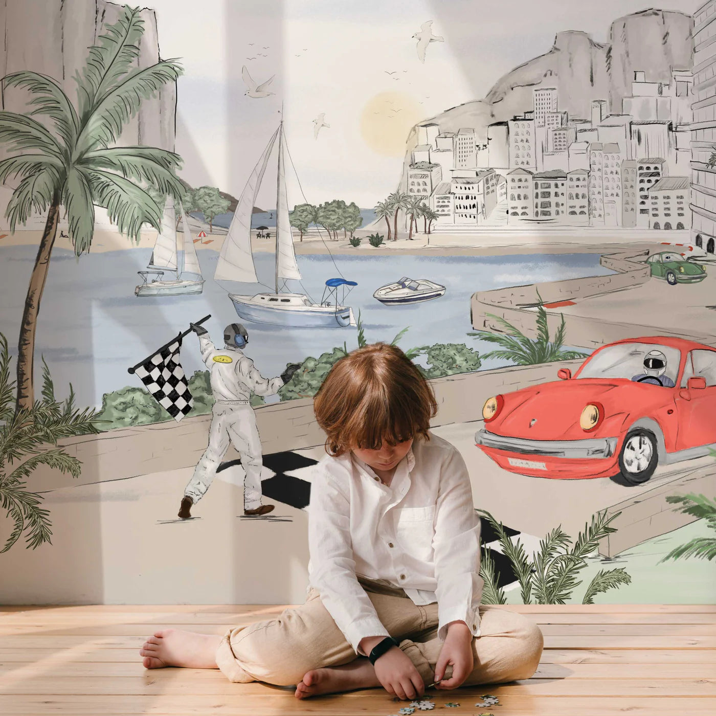 Auto Behang - Monaco