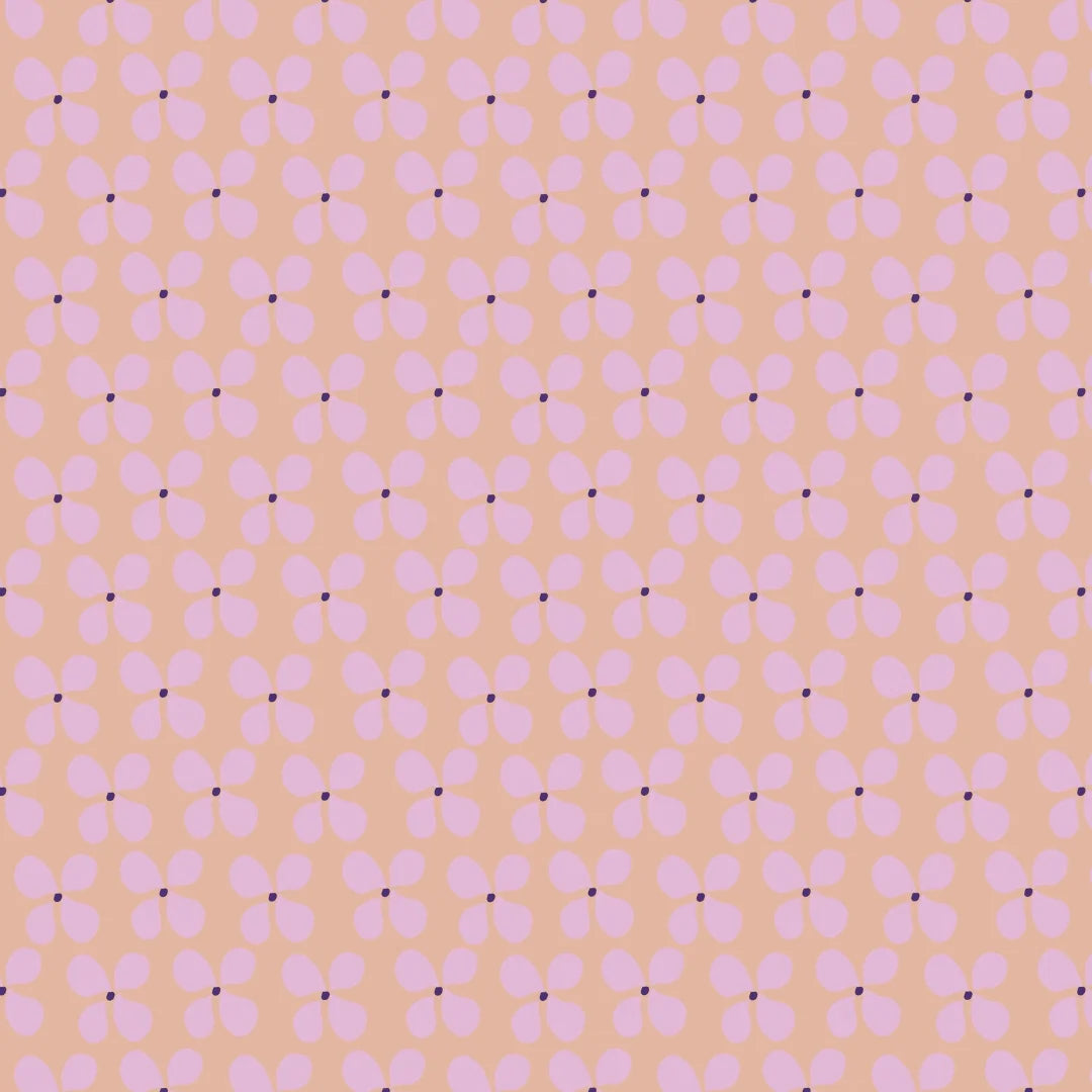 Kinderkamer behang van Studio Pieni met retro bloemen