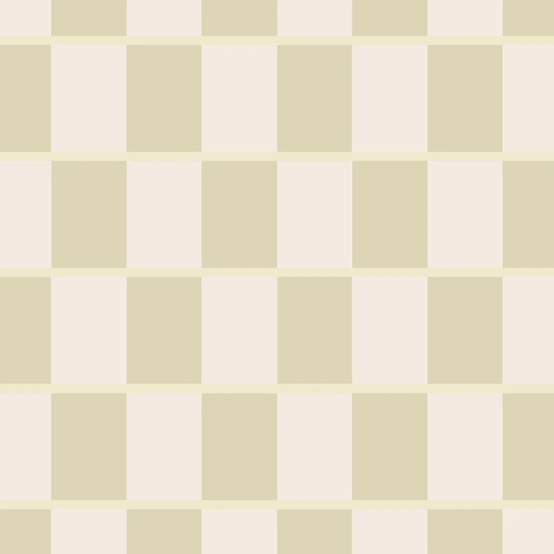 Kinderkamer behang van Studio Pieni met retro blokken