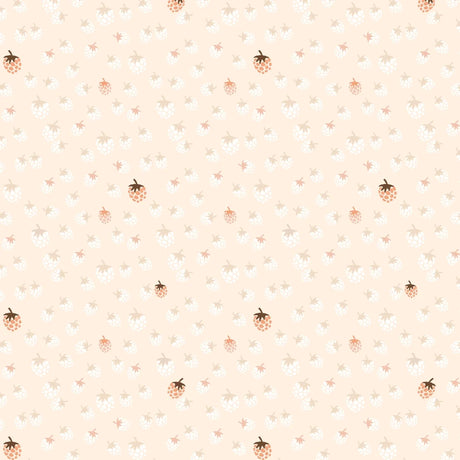 Kinderkamer behang van Studio Pieni met schattige frambozen